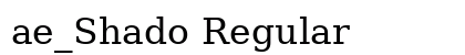 ae_Shado Regular