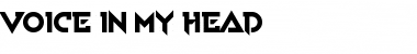 Download Voice In My Head Font Download Voice In My Head Font