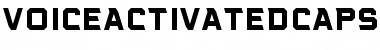 Voice Activated Caps BB Bold Font Voice Activated Caps BB Bold Font