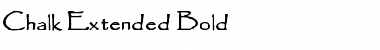 Chalk-Extended Bold Font