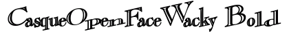 CasqueOpenFaceWacky Bold preview