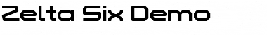 Zelta-Six Demo Regular Font