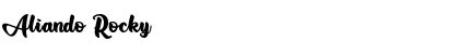 Download Aliando Rocky Font Download Aliando Rocky Font