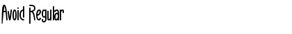 Avoid Font