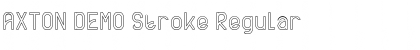 Download AXTON DEMO Stroke Font Download AXTON DEMO Stroke Font