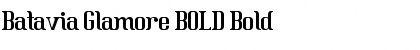 Batavia Glamore BOLD Bold Font