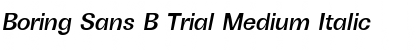 Download Boring Sans B Trial Font