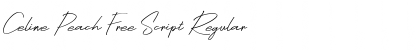 Download Celine Peach Free Script Font