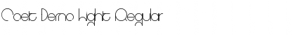 Download Coet Demo Light Font