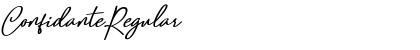 Confidante Font