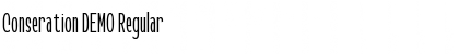 Conseration DEMO Font