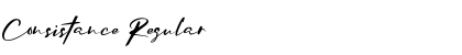 Consistance Font