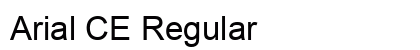 Arial CE Regular Preview