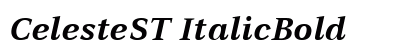 CelesteST ItalicBold preview