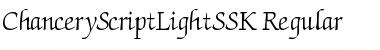 ChanceryScriptLightSSK Font