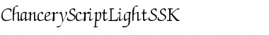 ChanceryScriptLightSSK Font