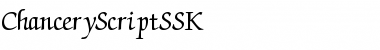 ChanceryScriptSSK Font