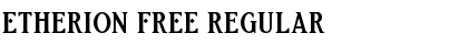 Etherion FREE Regular Font