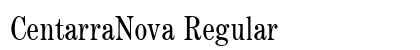 CentarraNova Regular preview