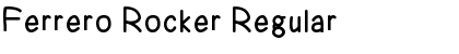 Ferrero Rocker Font