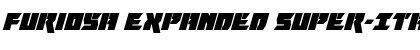 Furiosa Expanded Super-Italic Expanded Italic Font