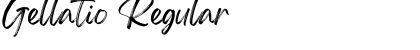 Gellatio Regular Font