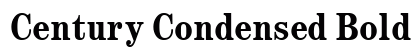 Century Condensed Bold