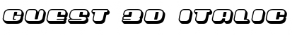 Guest 3D Font