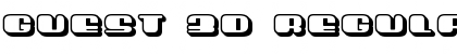 Guest 3D Font