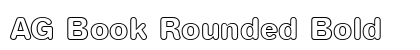 AG Book Rounded Bold preview