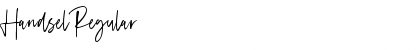 Download Handsel Font Download Handsel Font