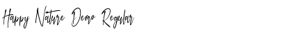Download Happy Nature Demo Font Download Happy Nature Demo Font