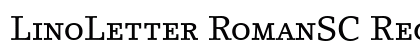 LinoLetter RomanSC Regular preview