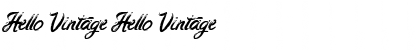 Download Hello Vintage Font Download Hello Vintage Font