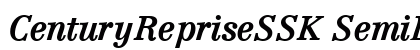 CenturyRepriseSSK SemiBoldItalic preview