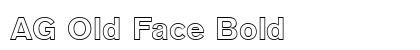 AG Old Face Bold preview