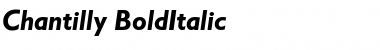 Chantilly BoldItalic Font