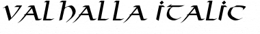 Valhalla Font