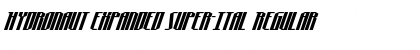 Hydronaut Expanded Super-Ital Font