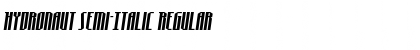 Download Hydronaut Semi-Italic Font