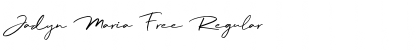Jadyn Maria Free Font