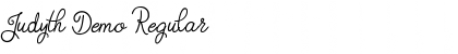 Download Judyth Demo Font Download Judyth Demo Font