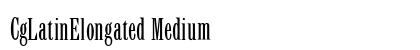 CgLatinElongated Medium preview