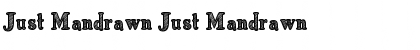Just Mandrawn Font