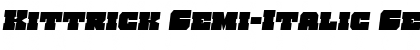 Kittrick Semi-Italic Font