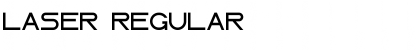 LASER Regular Font
