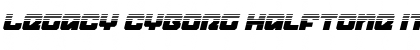 Download Legacy Cyborg Halftone Italic Font Download Legacy Cyborg Halftone Italic Font