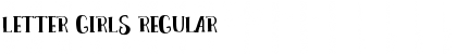Download LETTER GIRLS Font Download LETTER GIRLS Font