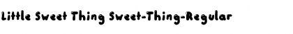 Little Sweet Thing Sweet-Thing-Regular Font