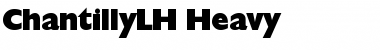 ChantillyLH Heavy Font